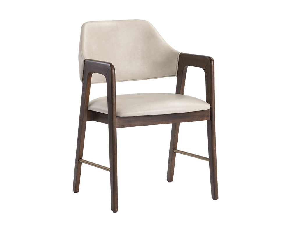Picture of Milton Dining Armchair - Smoke Acacia