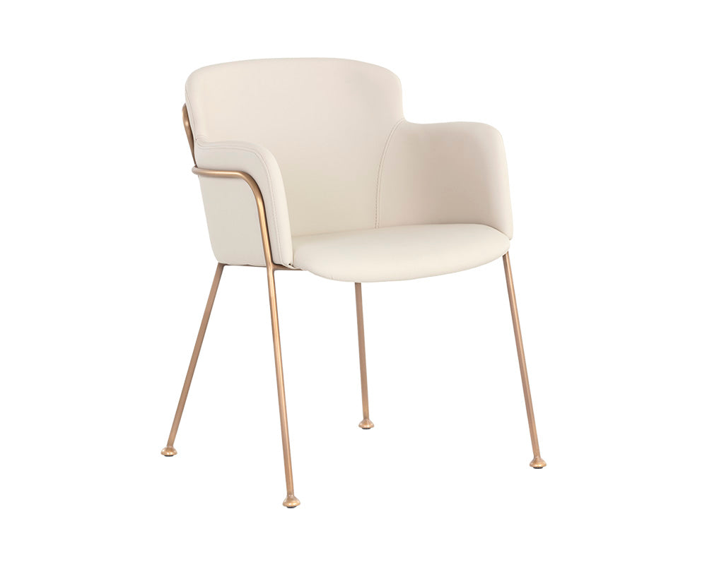 Picture of Odesa Dining Armchair - Dillon Cream