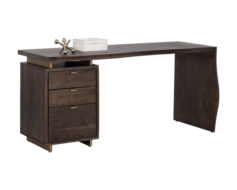 Picture of Lewis Desk - Dark Brown