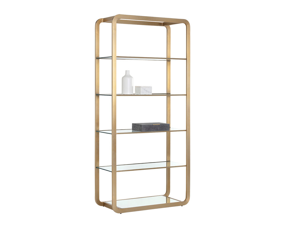 Picture of Ambretta Bookcase - Large - Gold