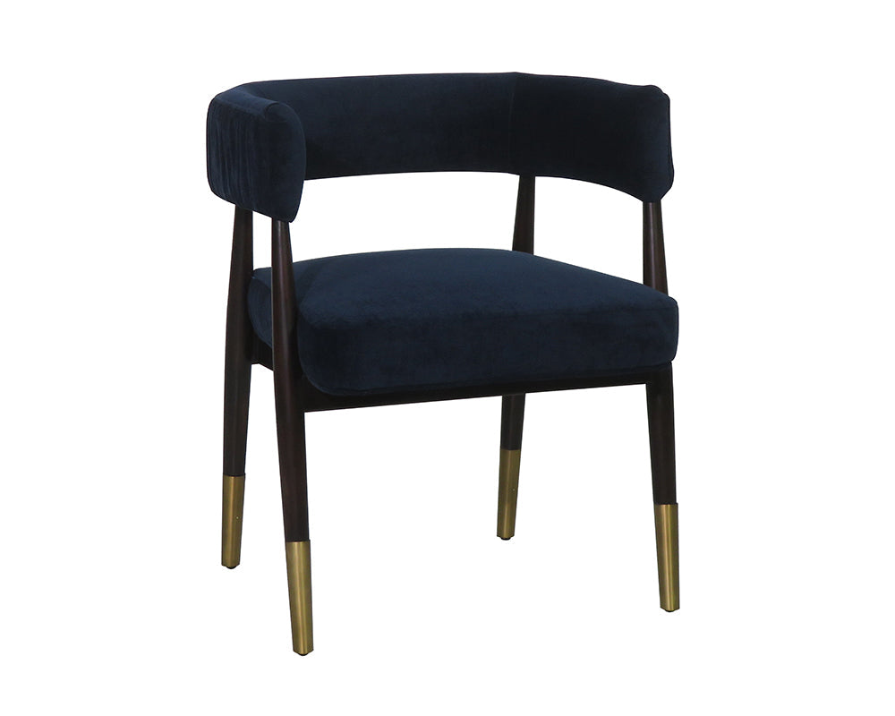 Picture of Callem Dining Armchair - Danny Navy