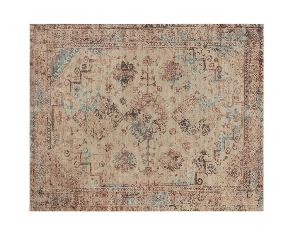 Picture of Zagora Loom-Knotted Rug - 8x10 - Rust