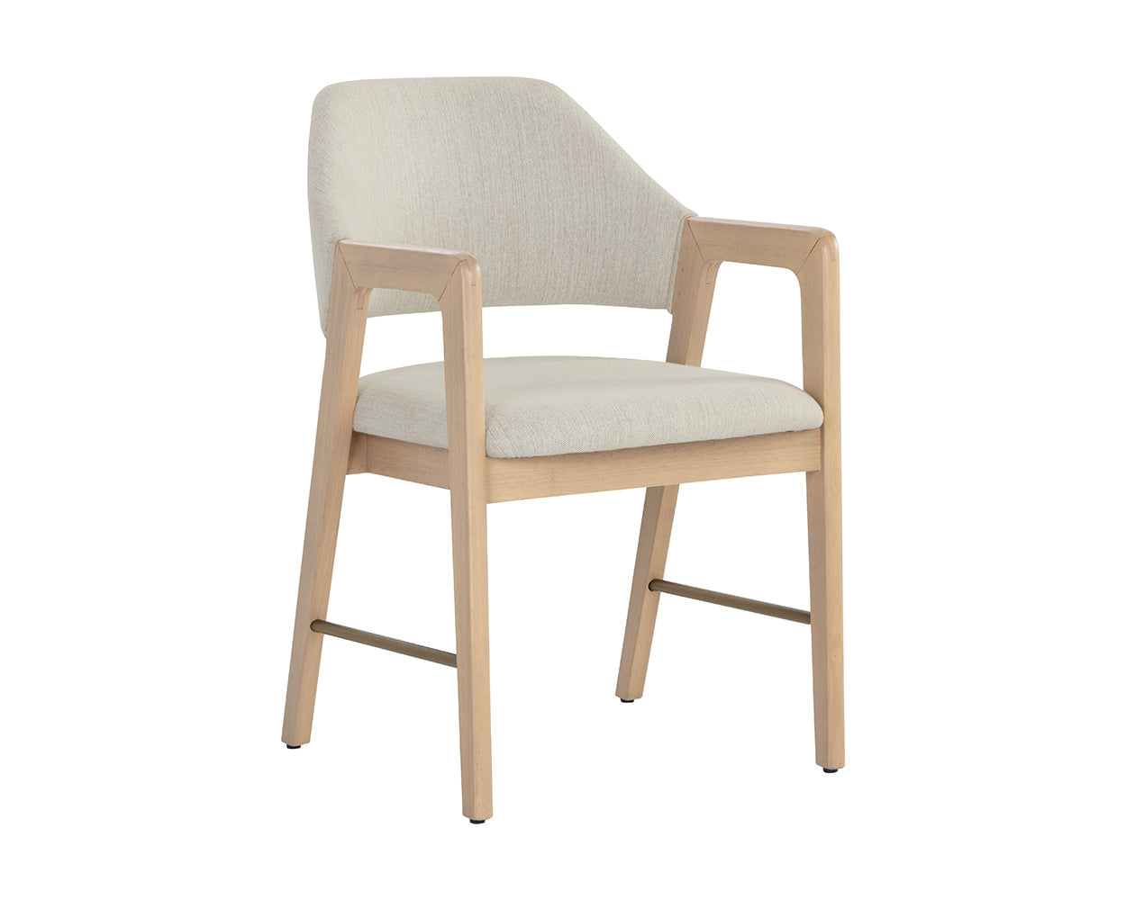 Picture of Milton Dining Armchair - Mina Ivory