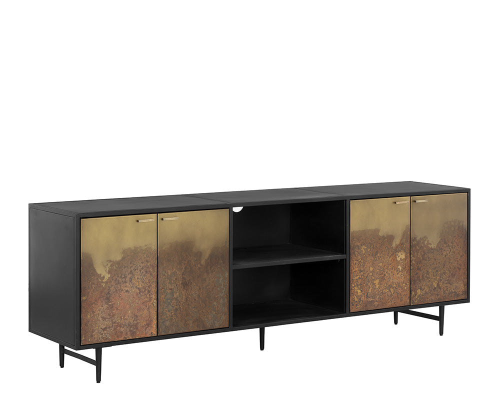 Picture of Auburn Media Console and Cabinet