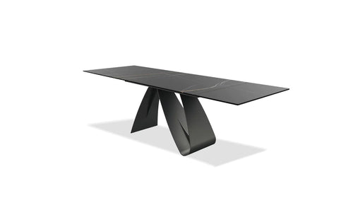 Signature Dining Table - Safari Black Ceramic - 110"