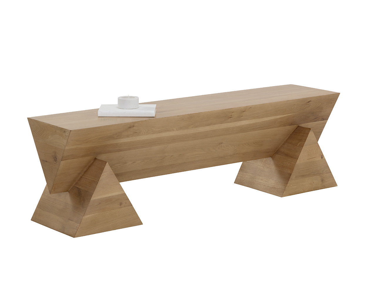 Picture of Gregor Bench - Rustic Oak