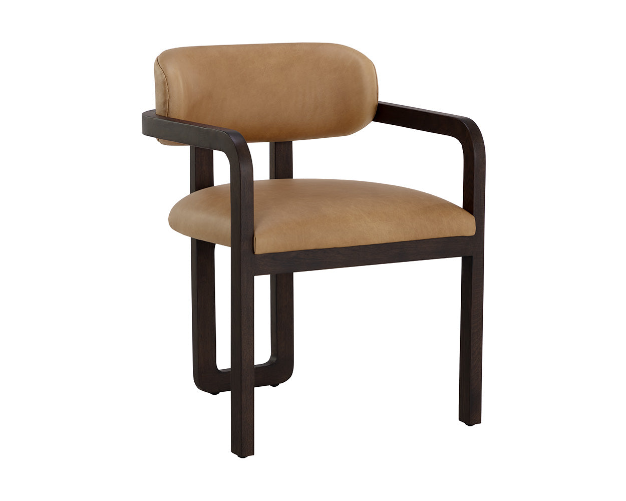 Picture of Madrone Dining Armchair - Brown