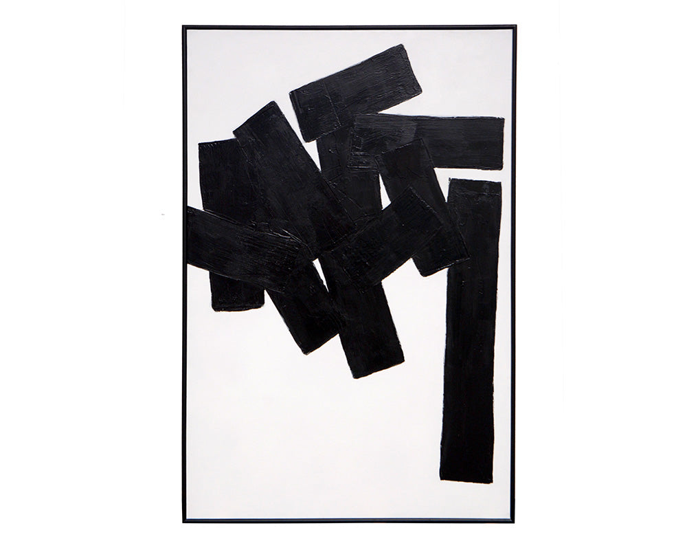 Picture of Building Blocks - 48" x 72" - Charcoal Frame