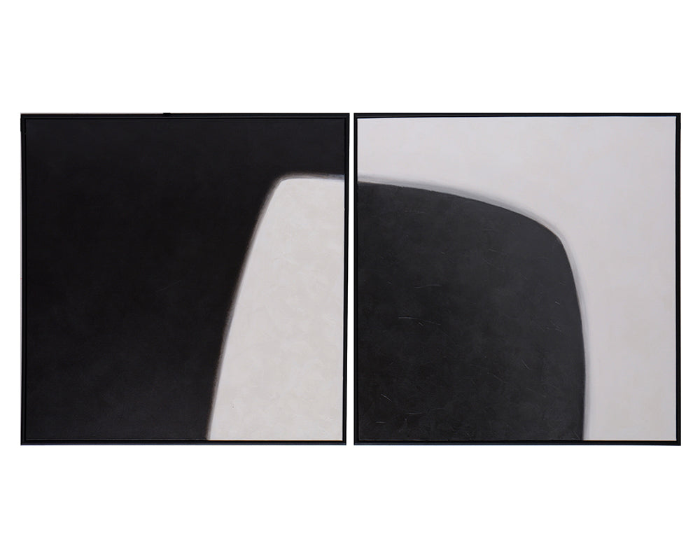 Picture of Double Cross (Set of 2) - 48x48 - Black Floater Frame