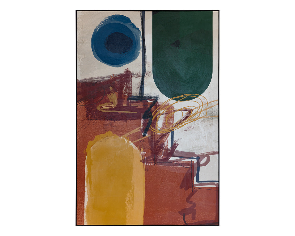 Picture of Colonial Revival - 48" x 72" - Black Floater Frame