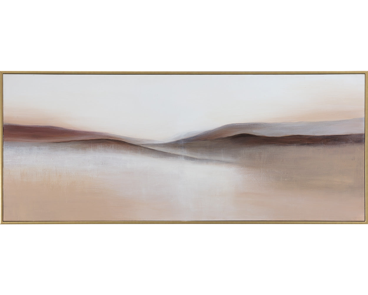 Picture of Desert Sands - 72x30 - Gold Floater Frame