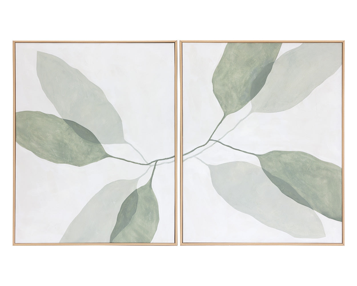 Picture of Calm Reflection (Set of 2) - 40" x 50" - Natural Floater Frame