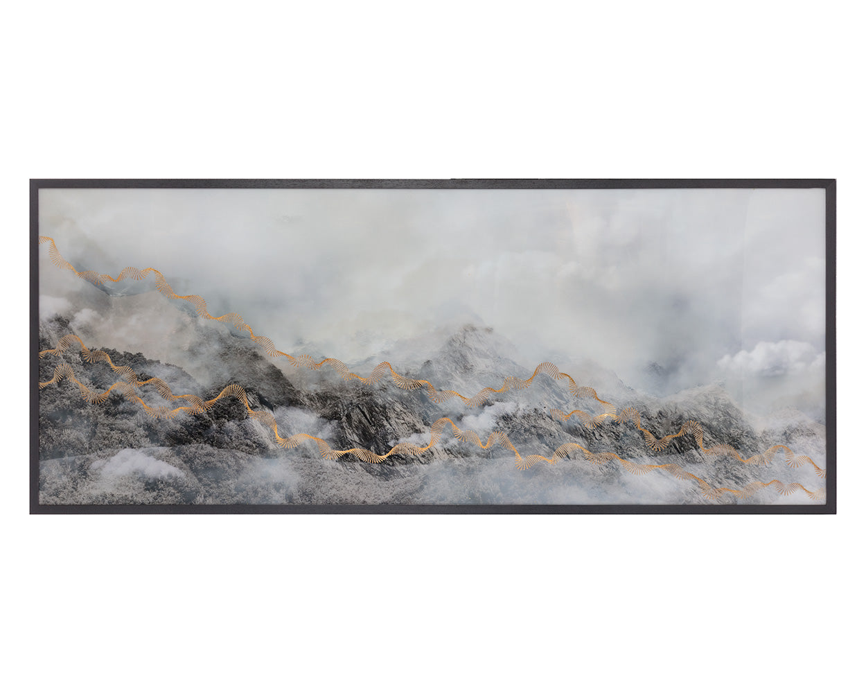 Picture of Mystic Mountain - 72" x 30" - Black Frame