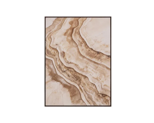 Picture of Access Route - 40" x 54" - Deep Brown Floater Frame