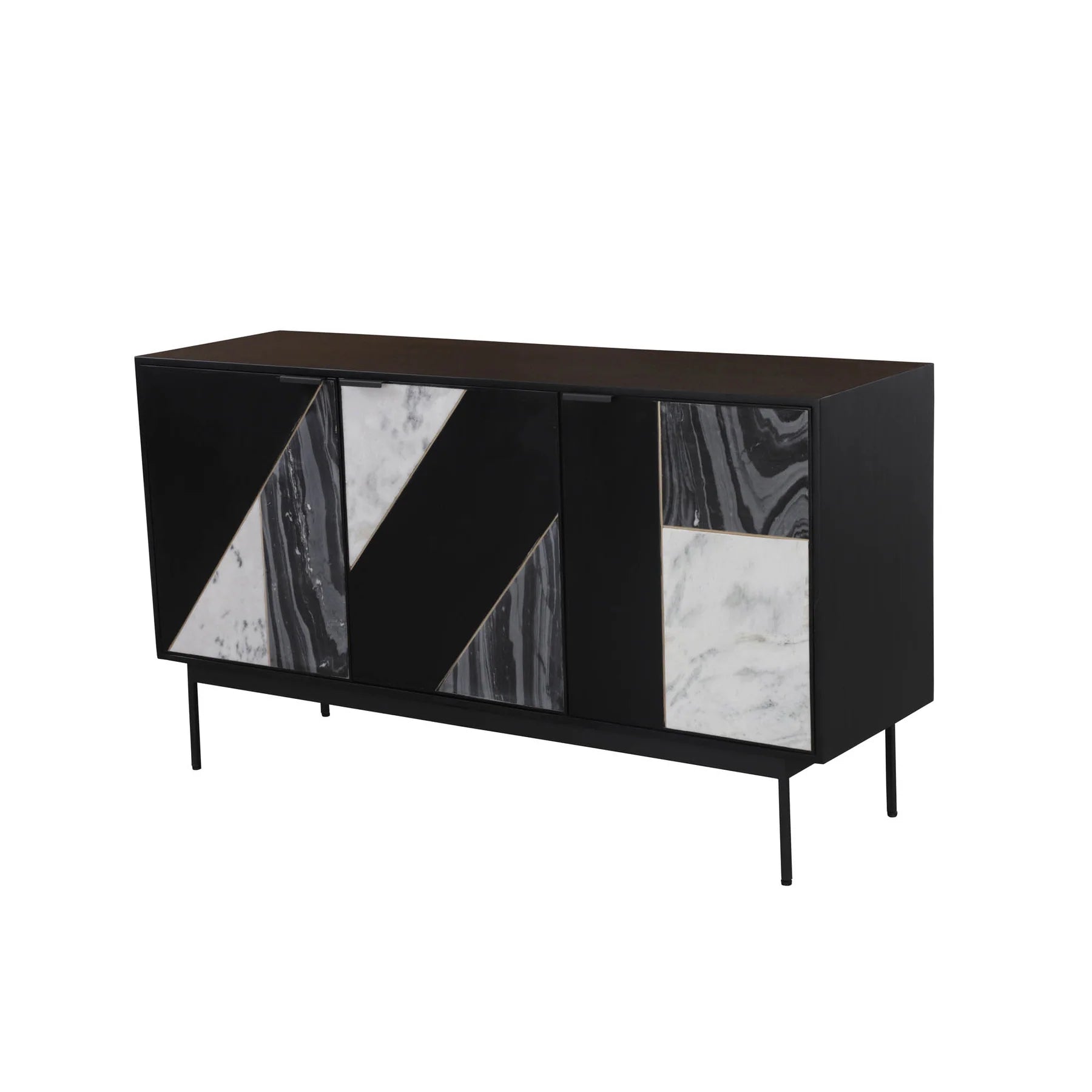 Picture of Hexa Sideboard - Black Fossil