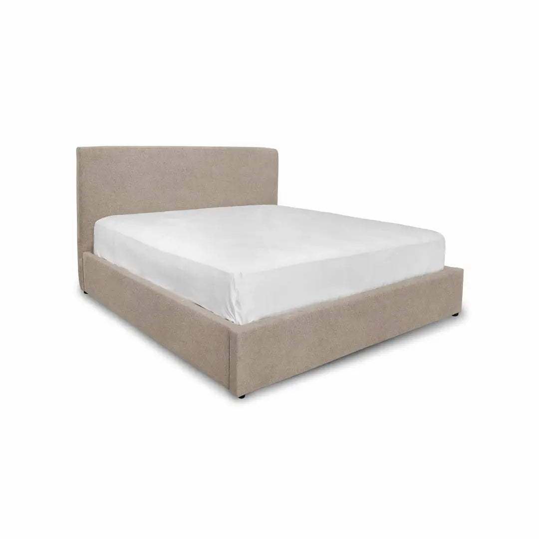 Picture of Julia King Bed - Velvet Light Fawn