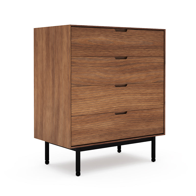 Picture of Munro 4 Drawer Dresser - Walnut