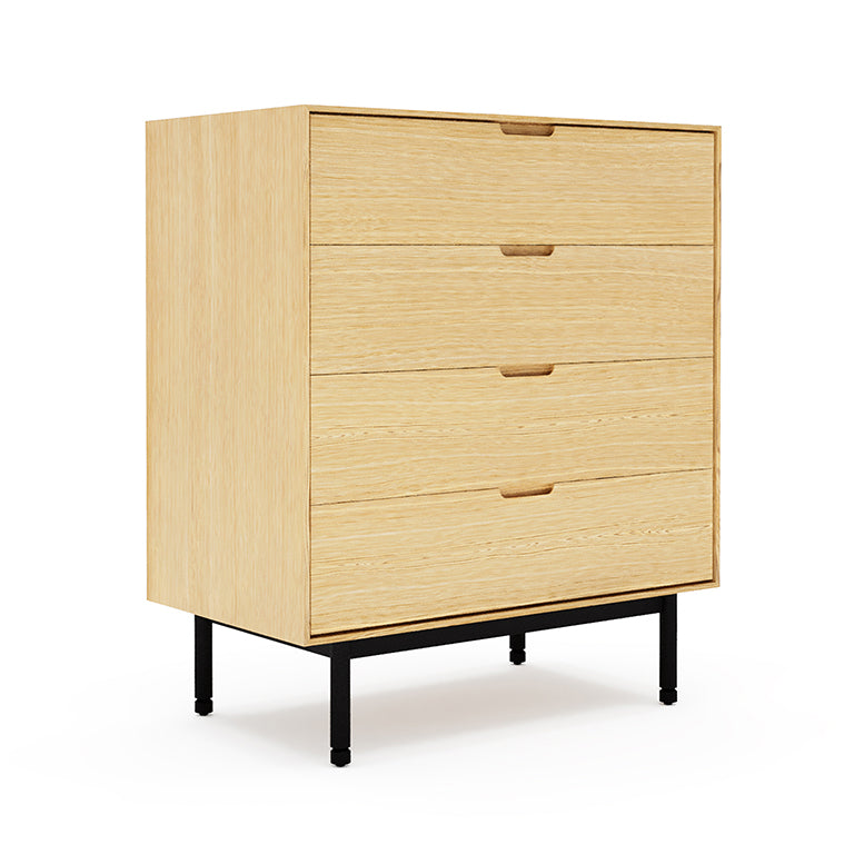 Picture of Munro 4 Drawer Dresser - White Oak