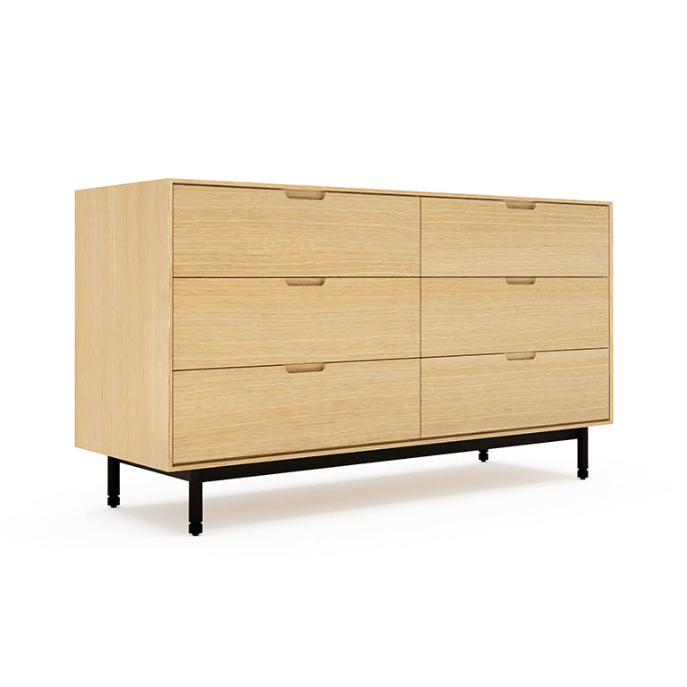 Picture of Munro 6 Drawer Dresser - White Oak