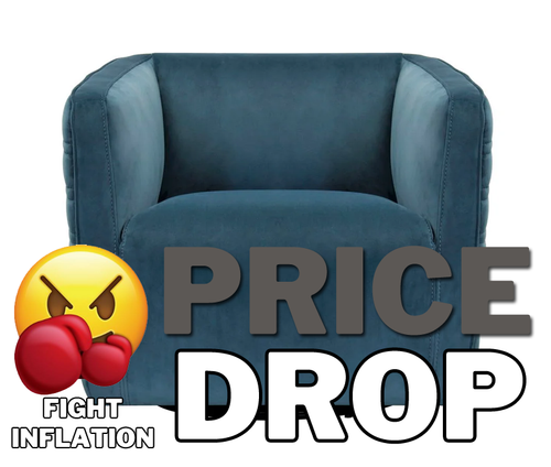 Hoppe Swivel Chair PRICE DROP - Fabric