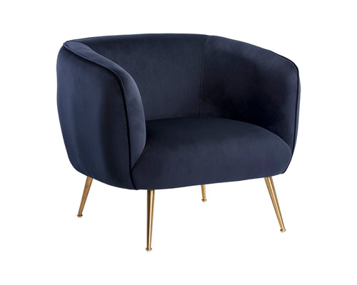 Amara Lounge Chair - Abbington Navy