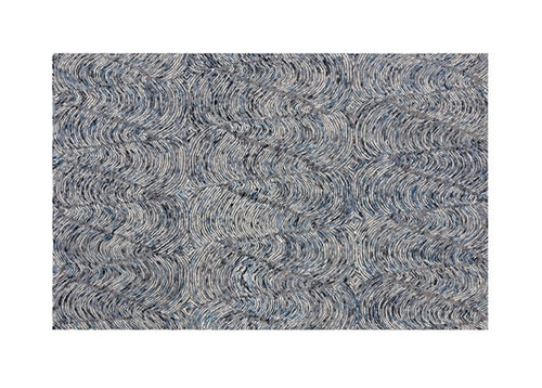 Corfu Hand-Tufted Rug - Blue/Charcoal - 5x8