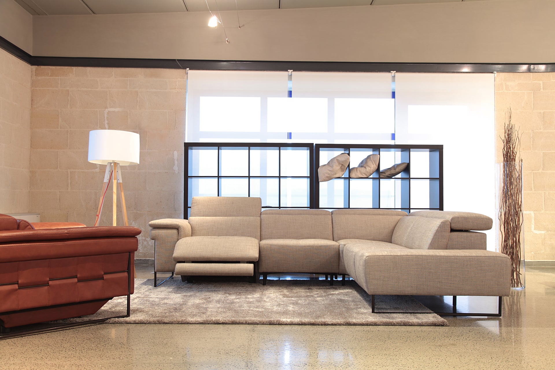 Picture of Square Power Reclining Sofa With Chaise