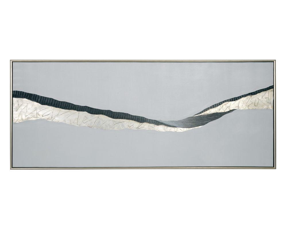 Picture of Frequency - 72" X 30" - Silver Floater Frame