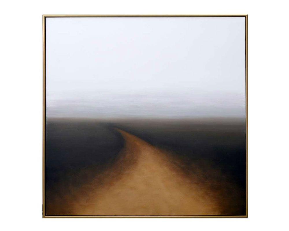 Picture of Autumn Silence - 48" x 48" - Gold Floater Frame