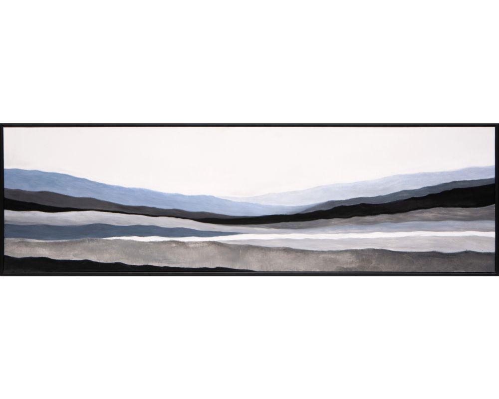 Picture of Mystic Landscape - 72" X 22" - Black Floater Frame