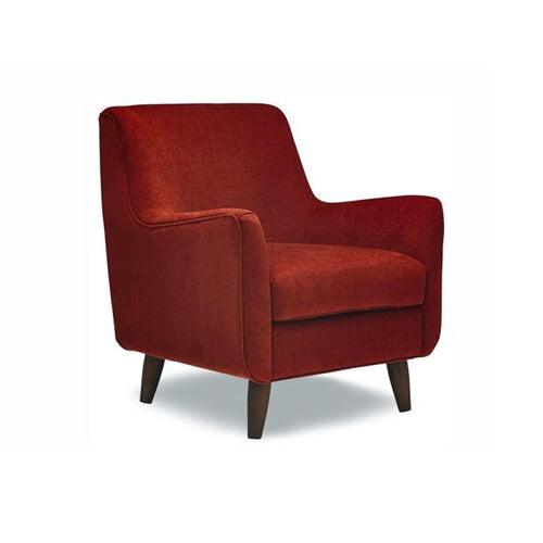 Red Modern fabric arm chair