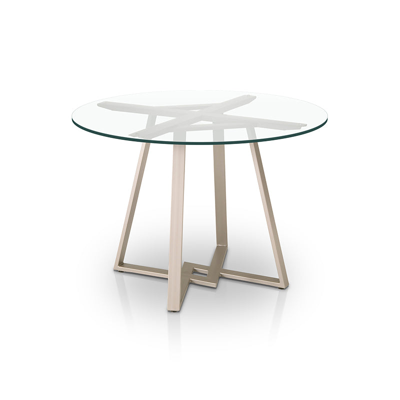 Picture of Dirk Dining Table - 42" - Clear Glass