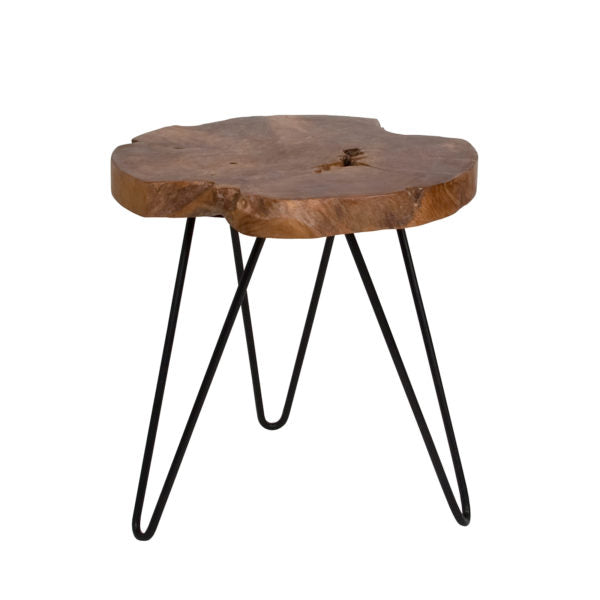 Picture of Natura Hairpin Round Accent Table
