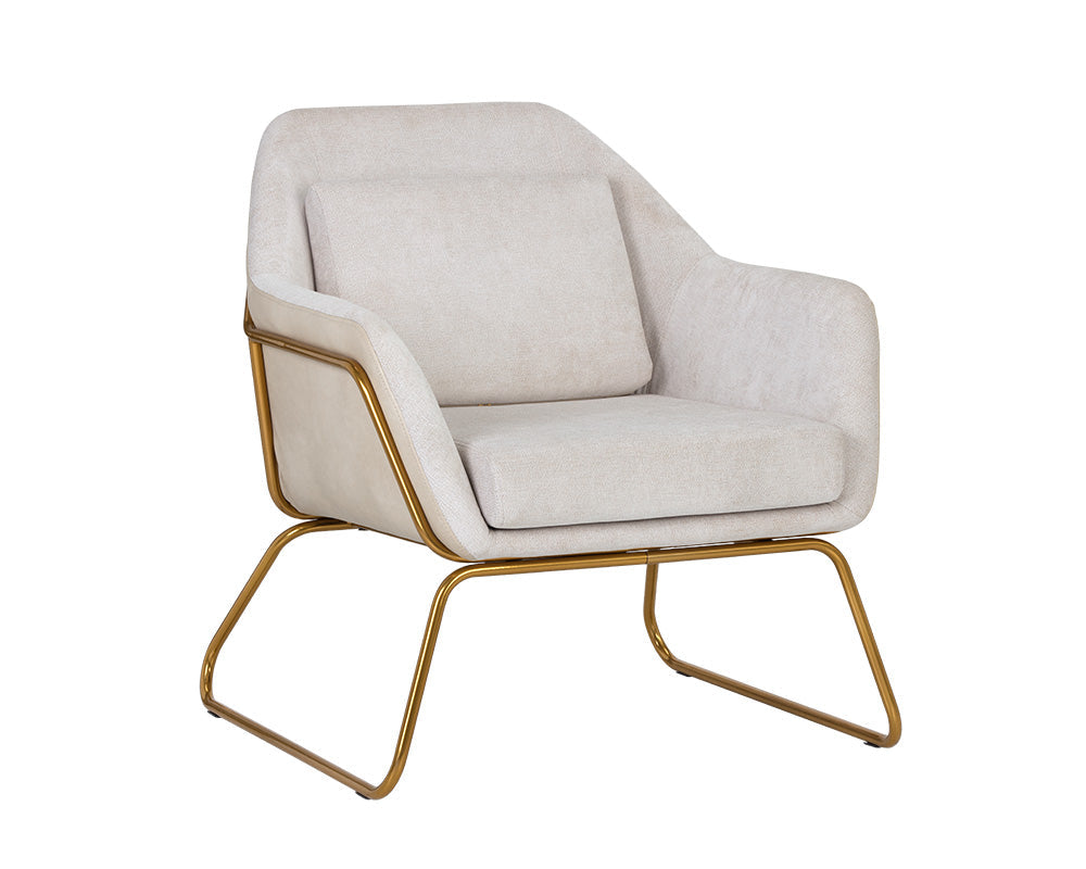Picture of Watts Lounge Chair - Gold