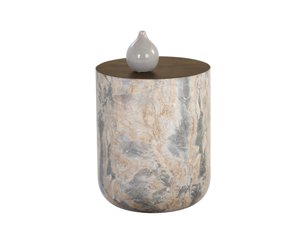 Picture of Diaz End Table - Marble Look