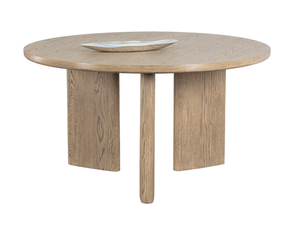 Picture of Giulietta Dining Table - Round - Weathered Oak
