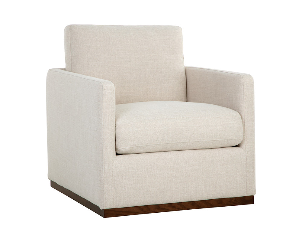 Picture of Portman Swivel Lounge Chair - Effie Linen