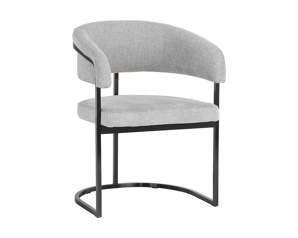 Picture of Marris Dining Armchair - Belfast Heather Grey