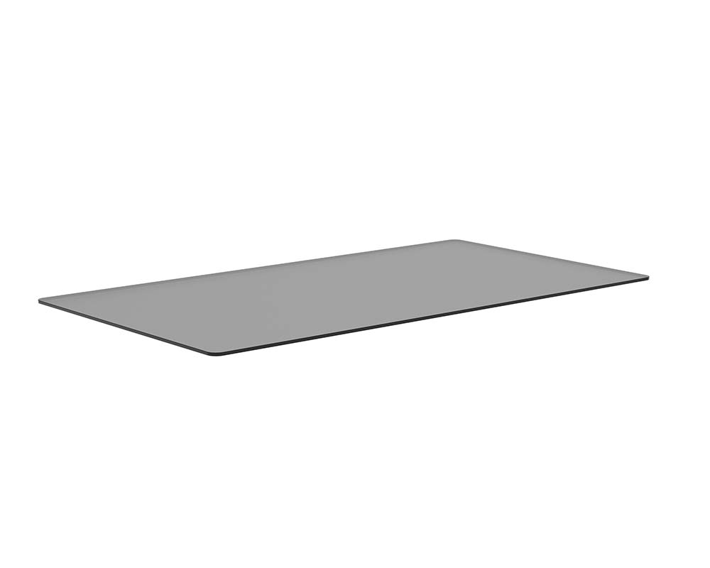 Picture of Glass Dining Table Top - Rectangular - Smoke Grey - 86.5"