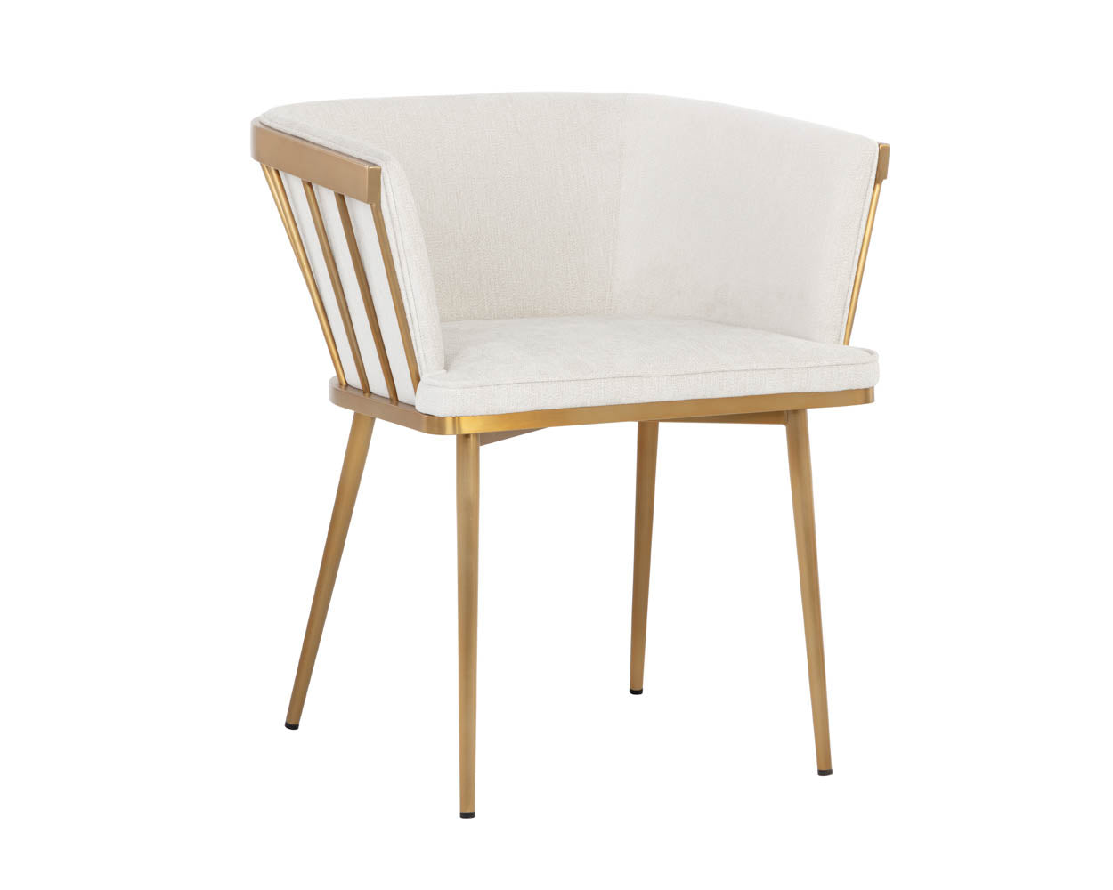 Picture of Caily Dining Armchair - Polo Club Muslin
