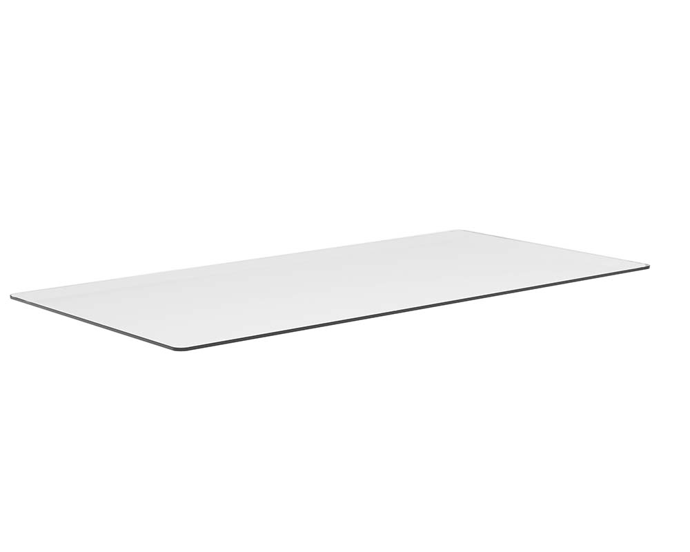 Picture of Glass Dining Table Top - Rectangular - Clear - 96"