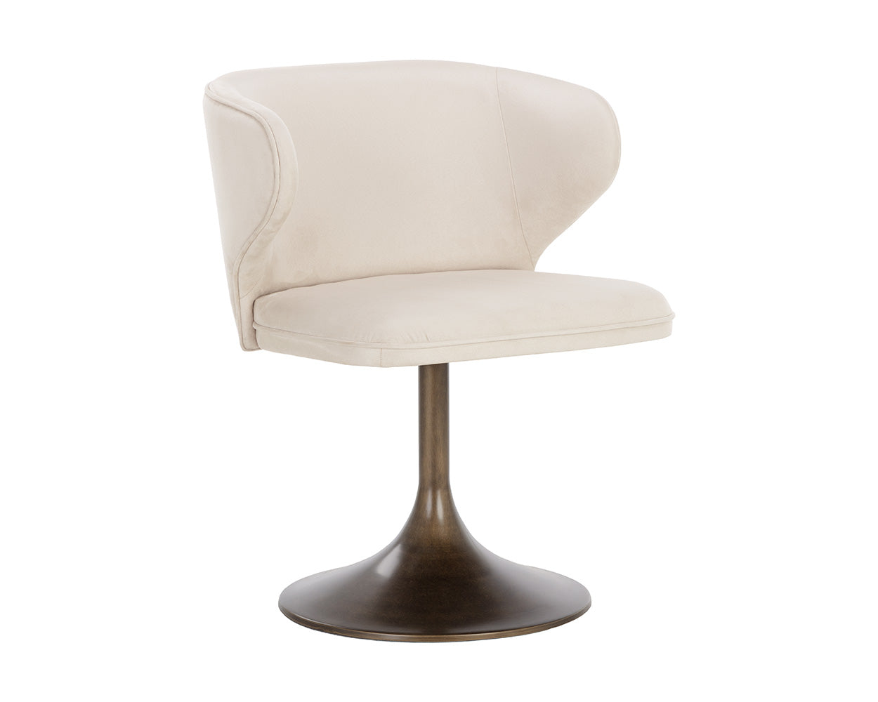 Picture of Simone Swivel Dining Chair - Casablanca Cloud