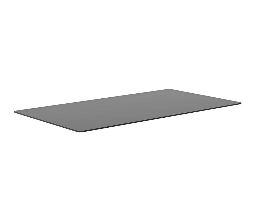 Picture of Glass Dining Table Top - Rectangular - Smoke Grey - 96"