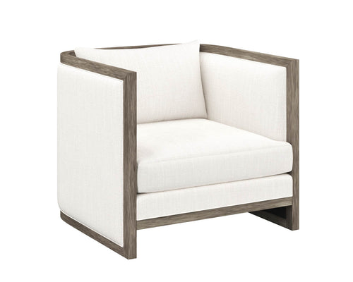 Chloe Lounge Chair - Linoso Ivory