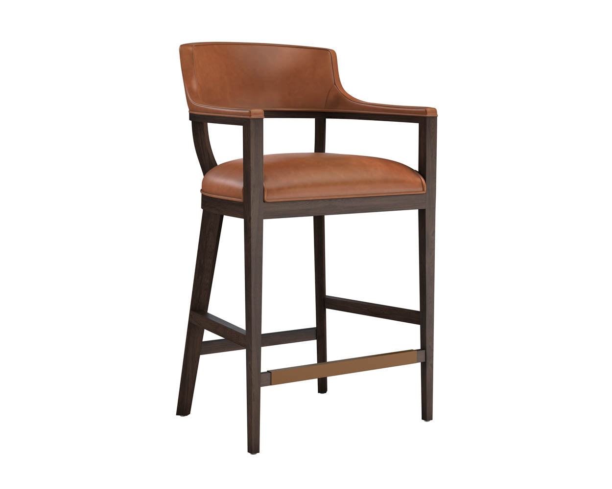 Picture of Brylea Barstool - Shalimar Tobacco Leather