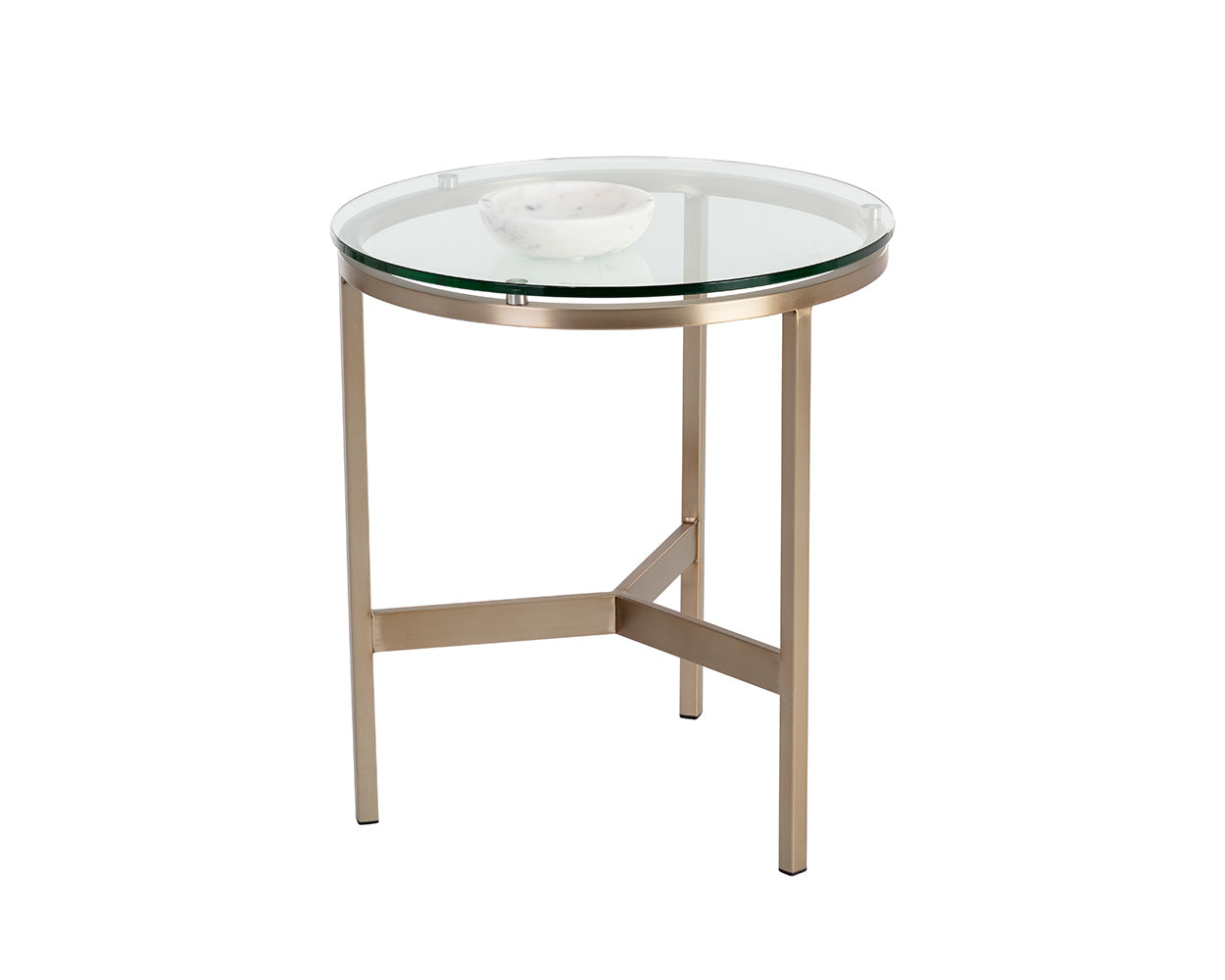 Picture of Flato End Table - Antique Brass