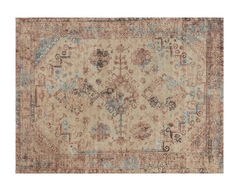 Picture of Zagora Loom-Knotted Rug - 9x12 - Rust