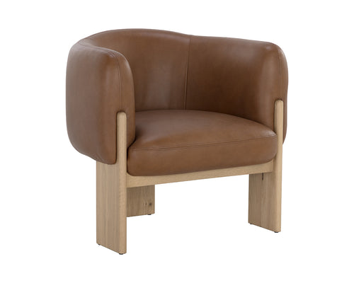 Trine Lounge Chair - Leather
