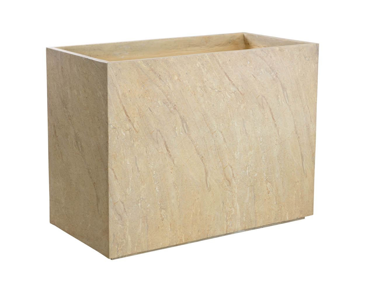 Picture of Leilani Planter - Large - Travertine Look