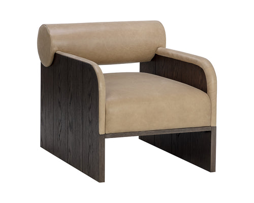 Coburn Lounge Chair - Dark Brown